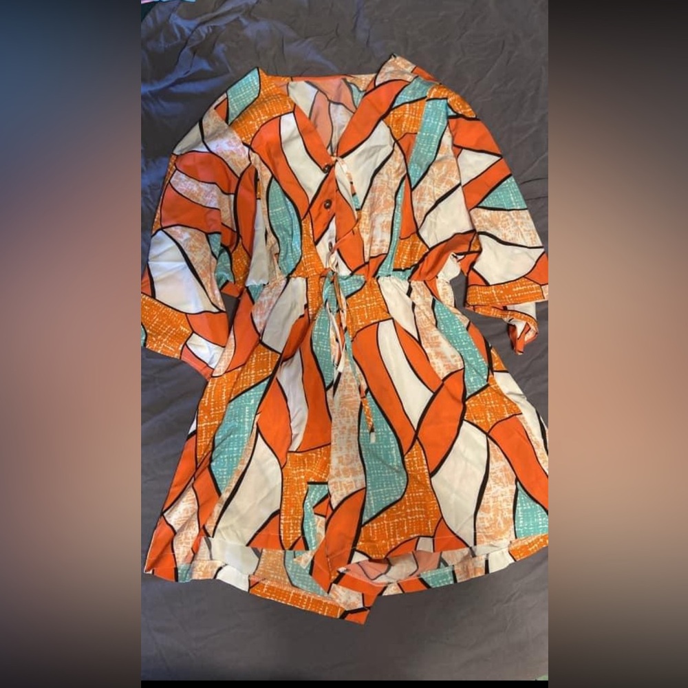 Women’s colorful romper